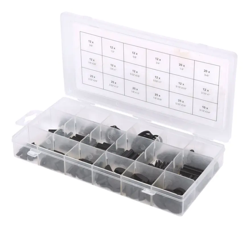 KS Tools Sortiment Spannstift/Seegering/Federkeile/E-Sicherungsring, 295-teilig Top-Seller