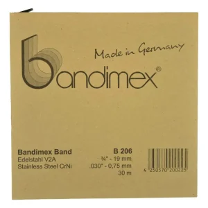 Bandimex Stahlband 5/8" V2A-Edelstahl, Rolle a 30m Preisknaller