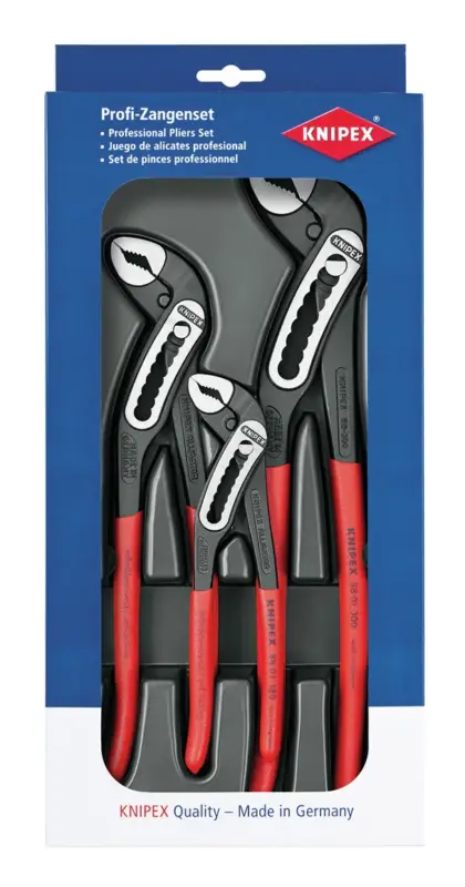 Neu Im Sortiment Knipex Zangenset Alligator 3-teilig im Karton