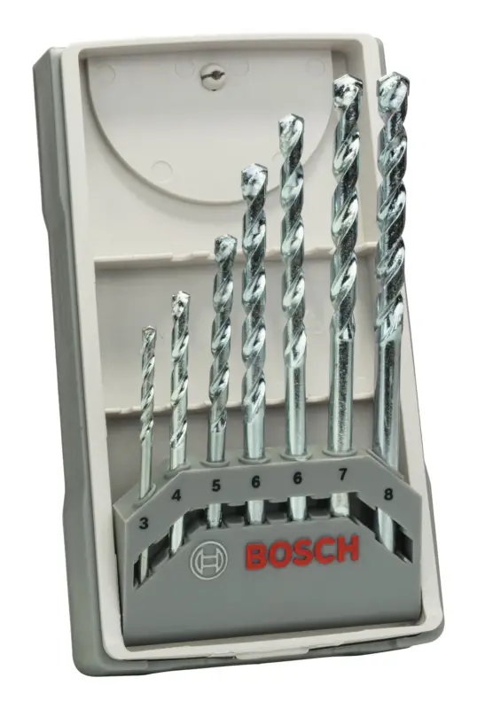Meistverkauft Bosch Zubehör CYL-1 Steinbohrer-Set - 3, 4, 5, 6, 6, 7, 8 mm, 7-teilig