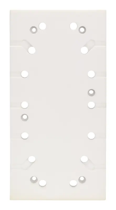 Nur Heute Bosch Pro Schleifplatte ohne Kletthaftung für GSS 280 A, GSS 280 AE - 185 x 93 mm