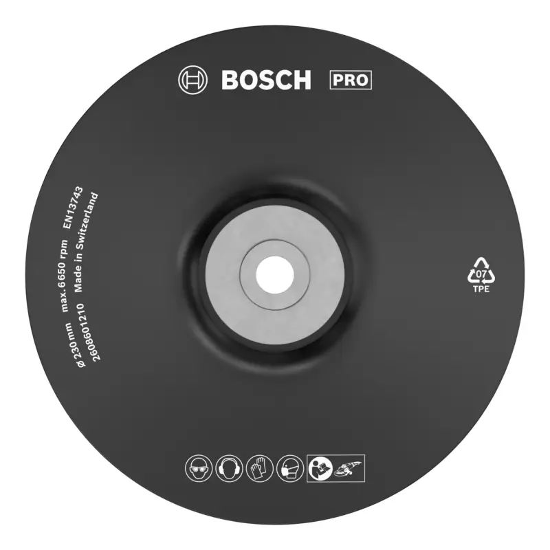 Solange Der Vorrat Reicht Bosch Pro Backing Pad Stützteller weich, 230 mm, M14, weich