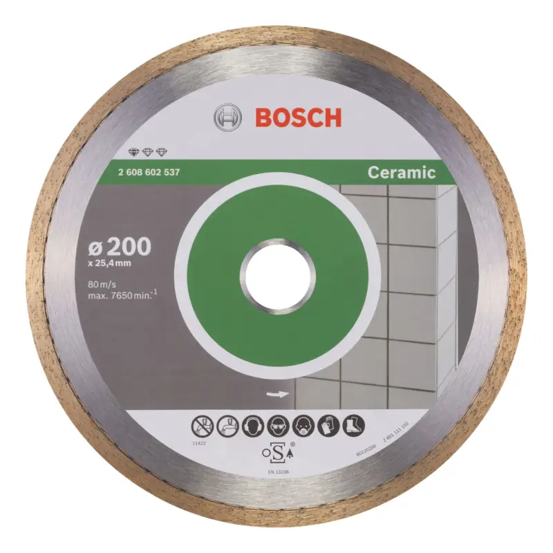 Bosch Zubehör Line Standard for Ceramic Diamanttrennscheibe - 200 x 25,4 x 1,6 x 7 mm Aktuell