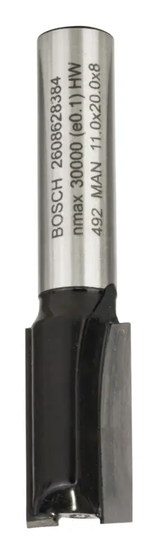 Geprüft Bosch Pro Nutfräser zweischneidig - 11 x 20 x 51 x 8 mm