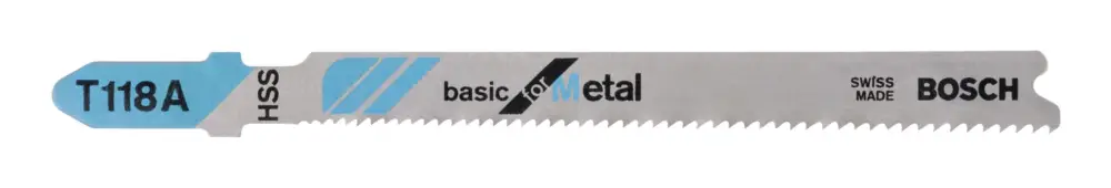 Bosch Zubehör T 118 A Basic for Metal Stichsägeblatt - 3er-Pack Super-Preis