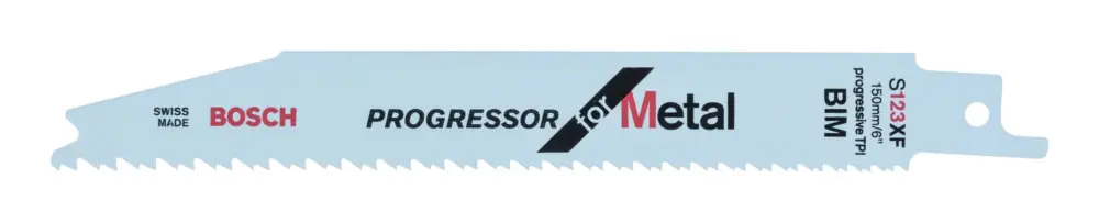 Bosch Zubehör S 123 XF Progressor for Metal Säbelsägeblatt - 2er-Pack Neue Kollektion