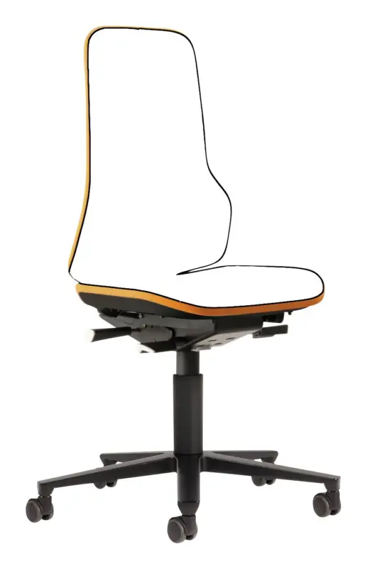Sale Bimos Basisstuhl Neon orange synchro mit Rollen