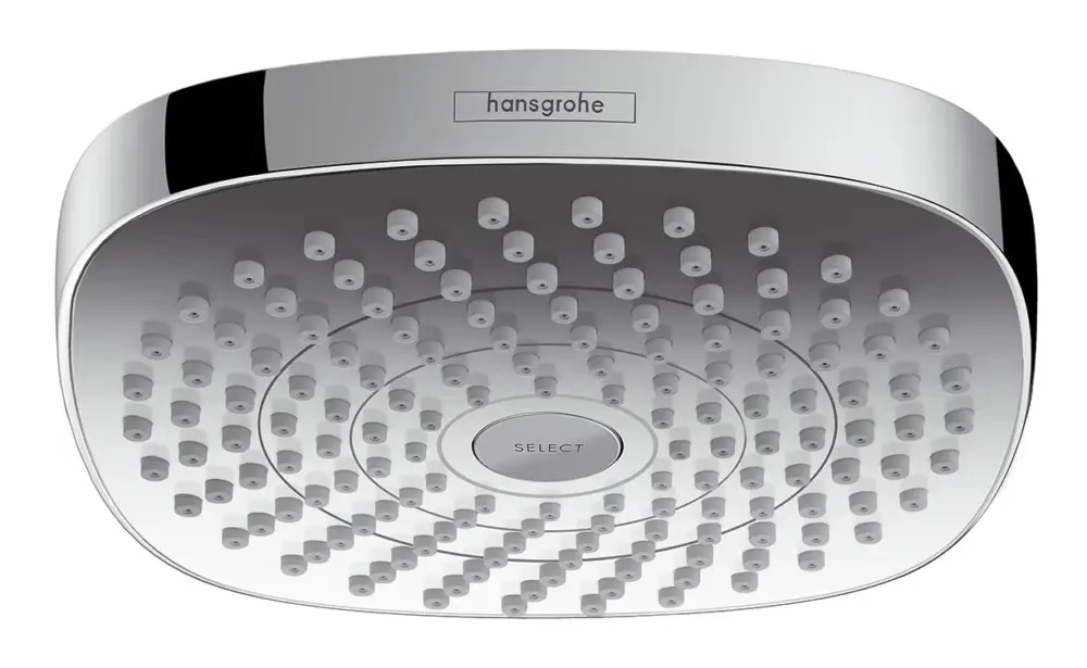Hansgrohe Croma Select E Kopfbrause 180 2jet EcoSmart - weiß / Chrom Zertifiziert
