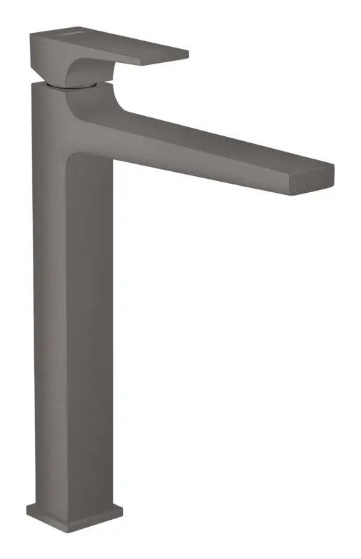 Ausverkauf Hansgrohe Metropol Einhebel-Waschtischmischer 260 mit Hebelgriff mit Push-Open Ablaufgarnitur - Brushed Black
