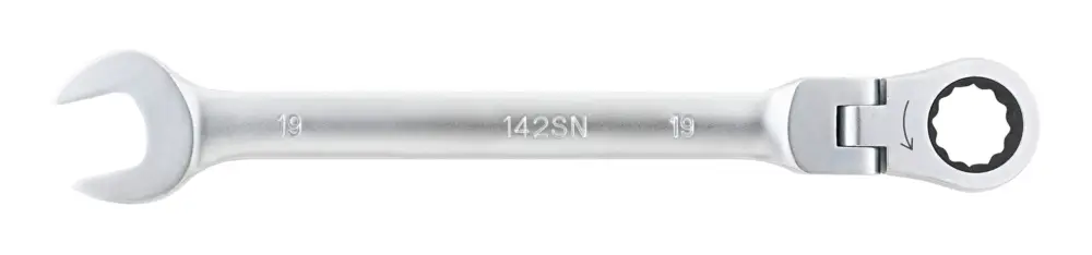 Begrenztes Angebot Forum Maulschlüssel mit Ringratsche 19 mm Gelenkkopf