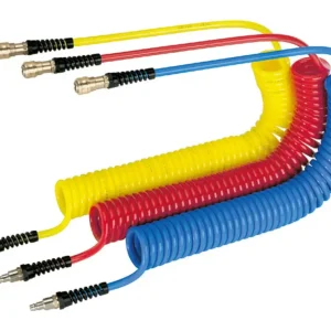 Lüdecke Spiralschlauch PU blau, Kupplung und Stecker NW7,2 10 x 6,5 mm 6m Bestpreis