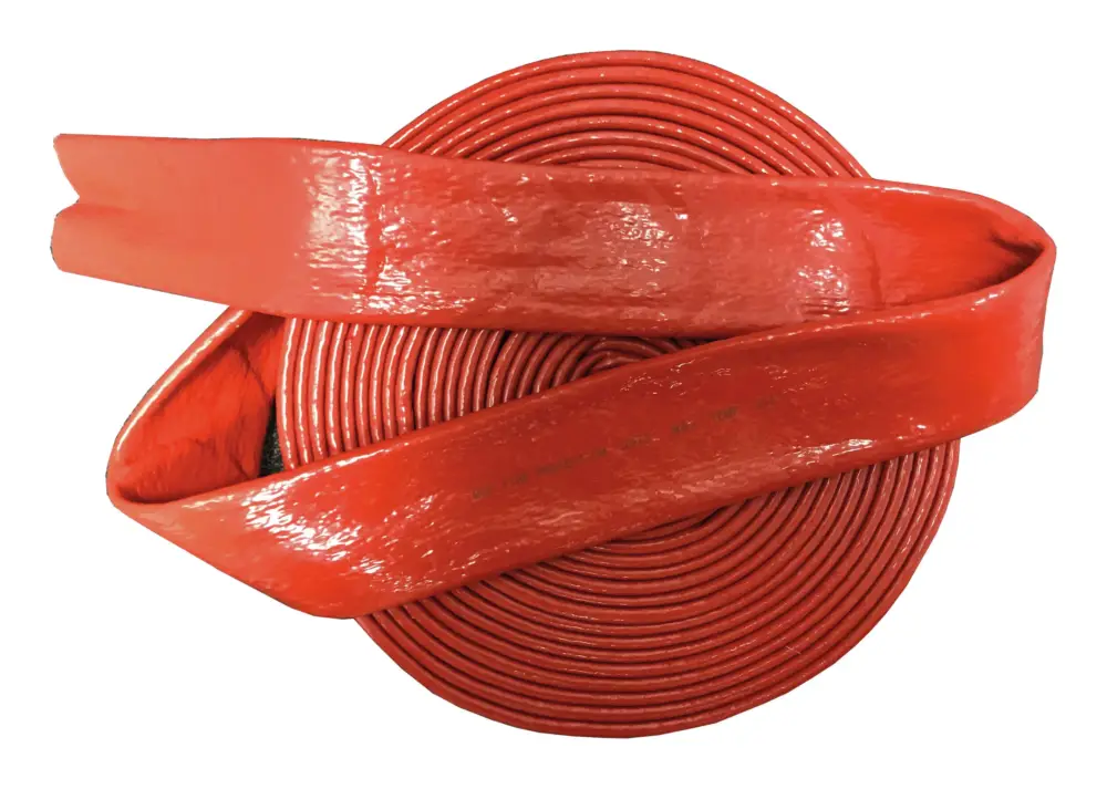 MCC Millennium Feuerschutzschlauch Silikon/Fiberglas, rot, 89 x 99 mm(Verpackungseinheit: 15Meter) Preisreduziert