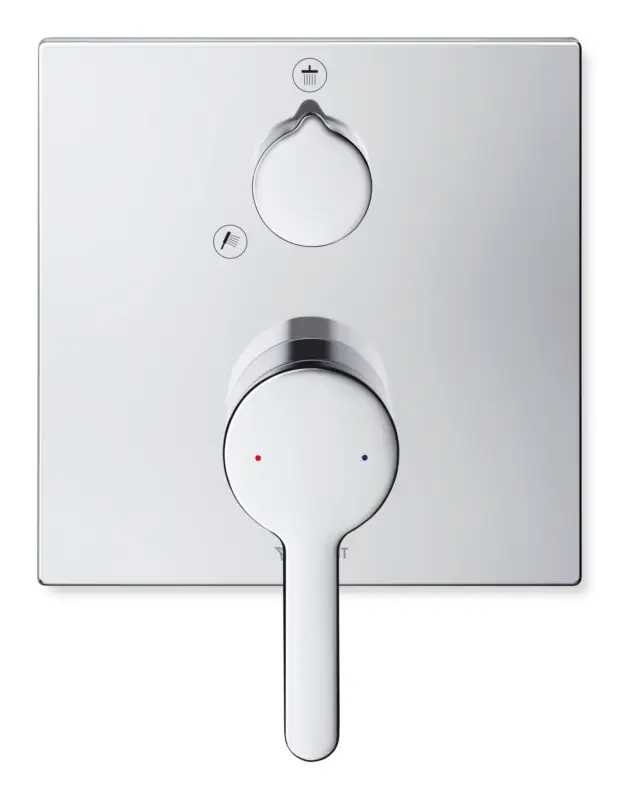Duravit Serie C.1 Einhebel-Brausemischer mit Umstellventil Unterputz eckig - Chrom Hochglanz Bestpreis