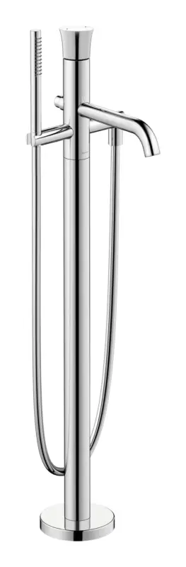 Duravit White Tulip Einhebel-Wannenmischer bodenstehend - Chrom Hochglanz Direkt Vom Hersteller