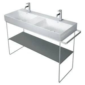 Zertifiziert Duravit DuraSquare Glaseinleger für Metallkonsole 003117 / 003118 - Flanellgrau