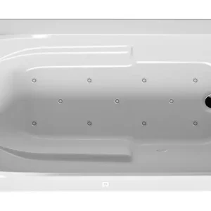 Versand Am Gleichen Tag Riho Columbia Air Rechteck-Whirlpool Technik rechts 1500 x 750 mm - Weiß Glänzend