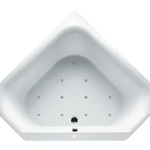 Top-Seller Riho Austin Air Eck-Whirlpool Technik rechts 1450 x 1450 mm - Weiß Glänzend