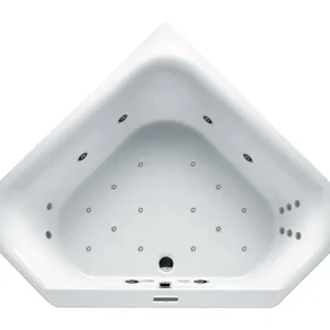 Neu Riho Austin Joy Eck-Whirlpool Technik links 1450 x 1450 mm - Weiß Glänzend