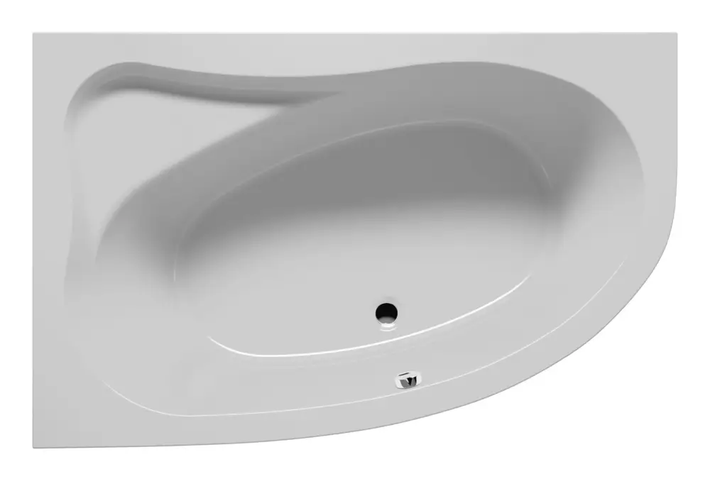 Riho Lyra Raumsparbadewanne links 1400 x 900 mm - Weiß Glänzend Expressversand