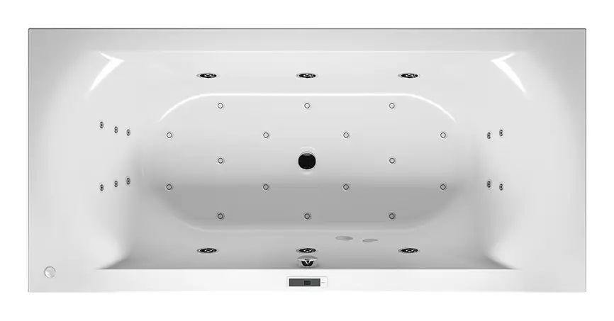 Riho Lima Bliss Rechteck-Whirlpool Technik rechts 1700 x 750 mm - Weiß Glänzend Sale