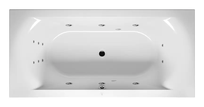 Riho Lima Flow Rechteck-Whirlpool Technik rechts 1800 x 800 mm - Weiß Glänzend Jetzt Kaufen
