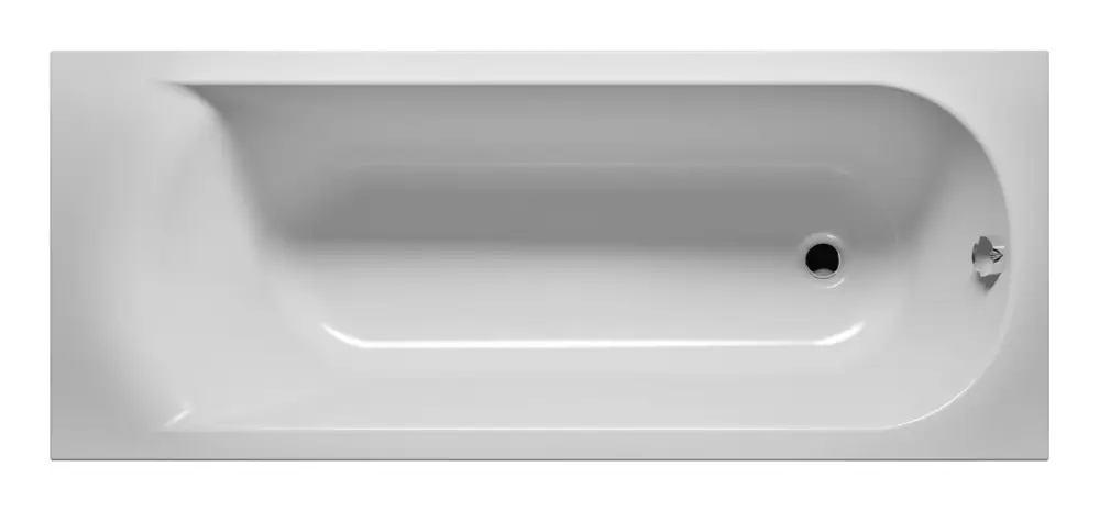 Riho Miami Rechteckbadewanne 1600 x 700 mm - Weiß Glänzend Abverkauf