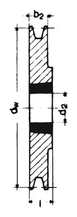 Aktuell Optibelt Keilrillenscheibe SPZ/10, 2-rillig, 150 mm, Taper-Buchse 2012