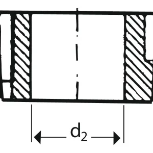 Ausverkauf Optibelt Taper-Spannbuchsen 2517/50, metrische Bohrung Nut DIN 6885