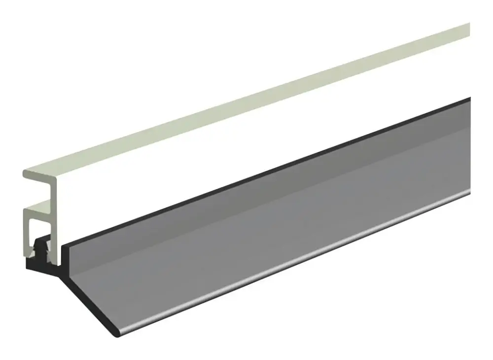 Must-Have Ellen Abdichtungsschiene PTS-UL zum nageln KF braun, H 16 x L 2100 mm(Verpackungseinheit: 25Stück)
