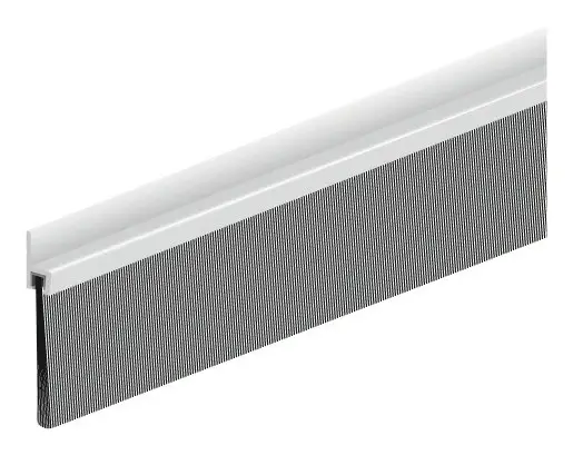 Abverkauf Ellen Türbodendichtung IBS 60 ungebohrt, Alu silber, H60 x L1000, BH40