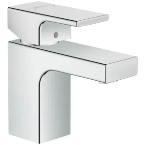 Hansgrohe Vernis Shape Einhebel-Waschtischmischer 70 mit Zugstangen-Ablaufgarnitur Ausladung 89 mm - Chrom Echt