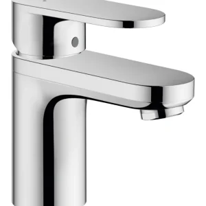 Markenware Hansgrohe Vernis Blend Einhebel-Waschtischmischer 70 mit isolierter Wasserführung mit Zugstangen-Ablaufgarnitur Ausladung 89 mm - Chrom