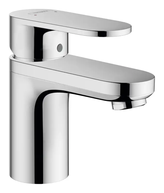 Markenware Hansgrohe Vernis Blend Einhebel-Waschtischmischer 70 mit isolierter Wasserführung mit Zugstangen-Ablaufgarnitur Ausladung 89 mm - Chrom