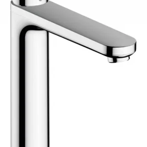 Hansgrohe Vernis Blend Einhebel-Waschtischmischer 190 mit isolierter Wasserführung mit Zugstangen-Ablaufgarnitur Ausladung 169 mm - Chrom Finale Aktion