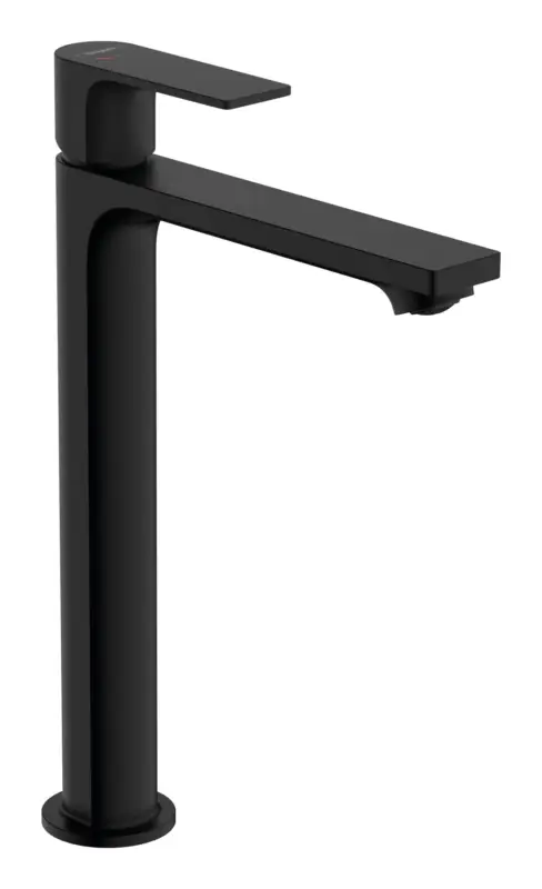 Hansgrohe Rebris E Einhebel-Waschtischmischer 240 CoolStart EcoSmart+ mit Zugstangen-Ablaufgarnitur Ausladung 169 mm - Mattschwarz Schnäppchen