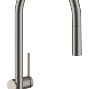 Hansgrohe Talis M54 Einhebel-Küchenmischer 210 2jet mit Ausziehbrause und sBox - Brushed Black Chrome Zertifiziert