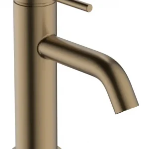 Abverkauf Hansgrohe Tecturis S Einhebel-Waschtischmischer 80 CoolStart mit Zugstangen-Ablaufgarnitur - Brushed Bronze