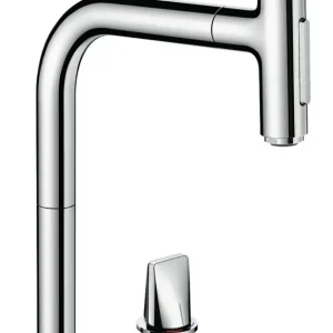 Aktuell Hansgrohe Metris Select M71 Einhebel-Küchenmischer 200 2jet mit Ausziehbrause - Chrom