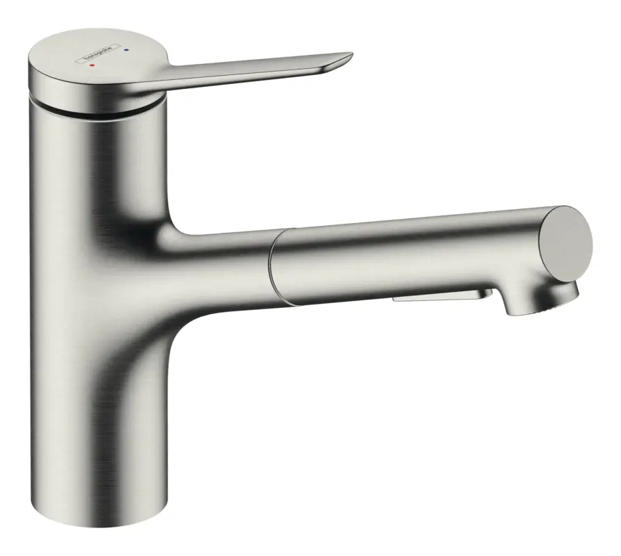 Hansgrohe Zesis M33 Einhebel-Küchenmischer 150 2jet mit Ausziehbrause - Edelstahl Finish Heißes Angebot