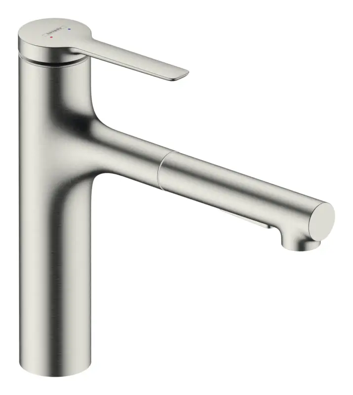 Hansgrohe Zesis M33 Einhebel-Küchenmischer 160 2jet mit Ausziehbrause - Edelstahl Finish Aktuell