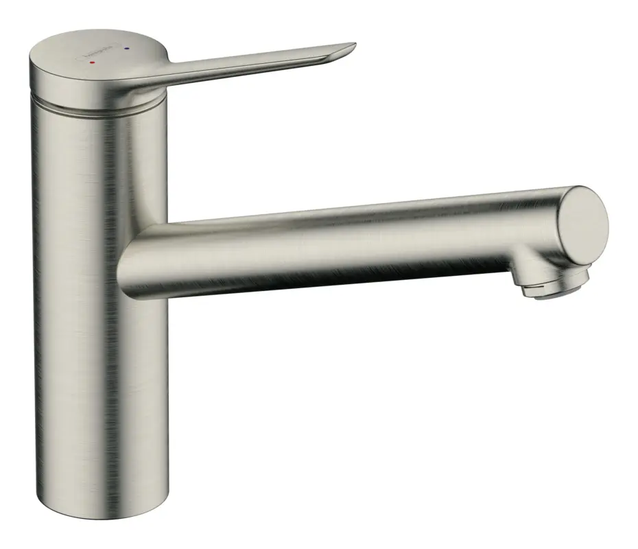 Markenware Hansgrohe Zesis M33 Einhebel-Küchenmischer 150 1jet Niederdruck - Edelstahl Finish