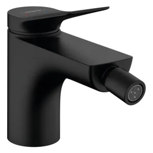 Aktuell Hansgrohe Vivenis Einhebel-Bidetmischer mit Zugstangen-Ablaufgarnitur Ausladung 130 mm - Mattschwarz