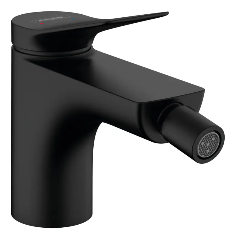 Aktuell Hansgrohe Vivenis Einhebel-Bidetmischer mit Zugstangen-Ablaufgarnitur Ausladung 130 mm - Mattschwarz