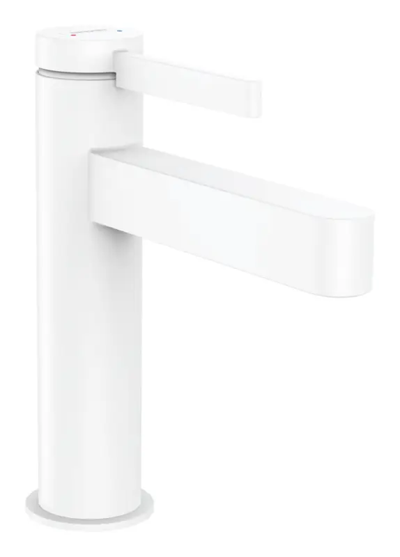 Hansgrohe Finoris Einhebel-Waschtischmischer 110 mit Push-Open Ablaufgarnitur Ausladung 139 mm - Mattweiß Top-Angebot