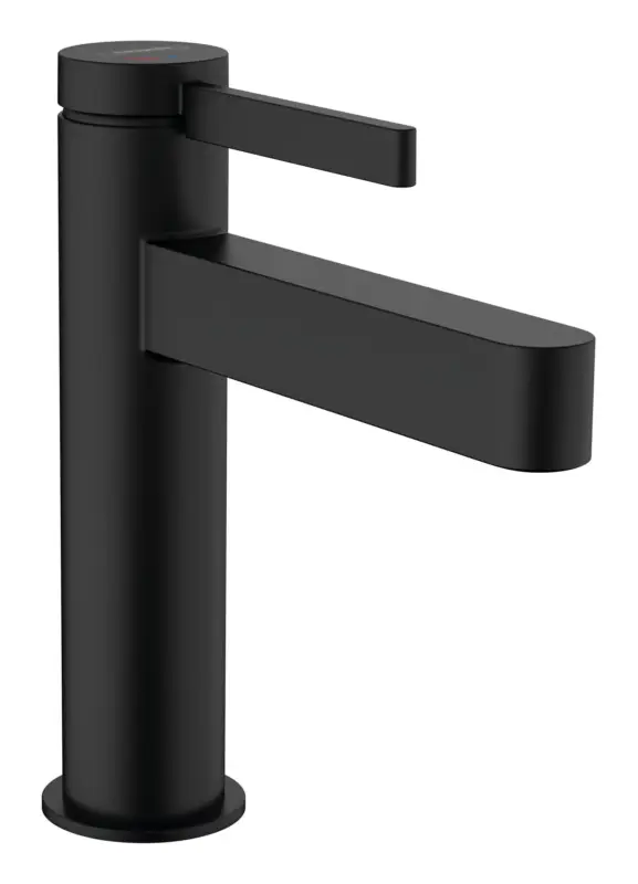 Hansgrohe Finoris Einhebel-Waschtischmischer 110 CoolStart mit Push-Open Ablaufgarnitur Ausladung 139 mm - Mattschwarz Beliebt