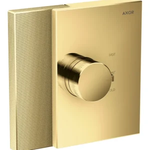 Bestseller Axor Edge Thermostat HighFlow Unterputz - Polished Gold Optic (Diamantschliff)