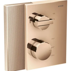 Axor Edge Thermostat mit Absperrventil Unterputz - Polished Red Gold (Diamantschliff) Ausverkauf
