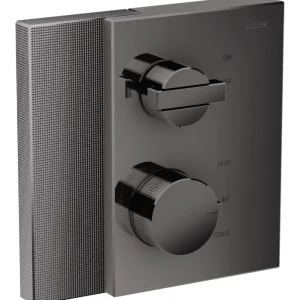 Axor Edge Thermostat mit Absperrventil Unterputz - Polished Black Chrome (Diamantschliff) Angebot