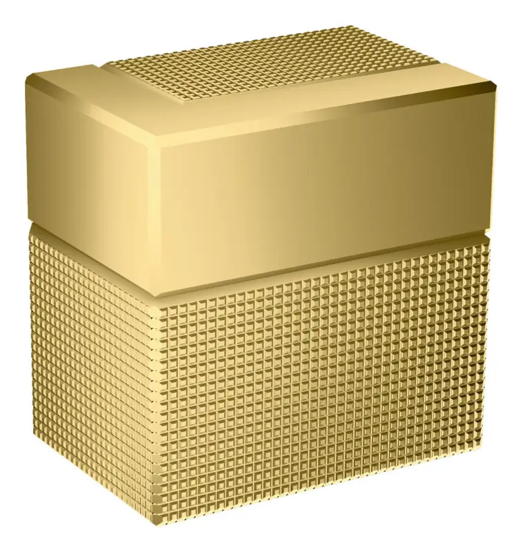 Axor Edge Absperrventil Unterputz - Polished Gold Optic (Diamantschliff) Markenprodukt