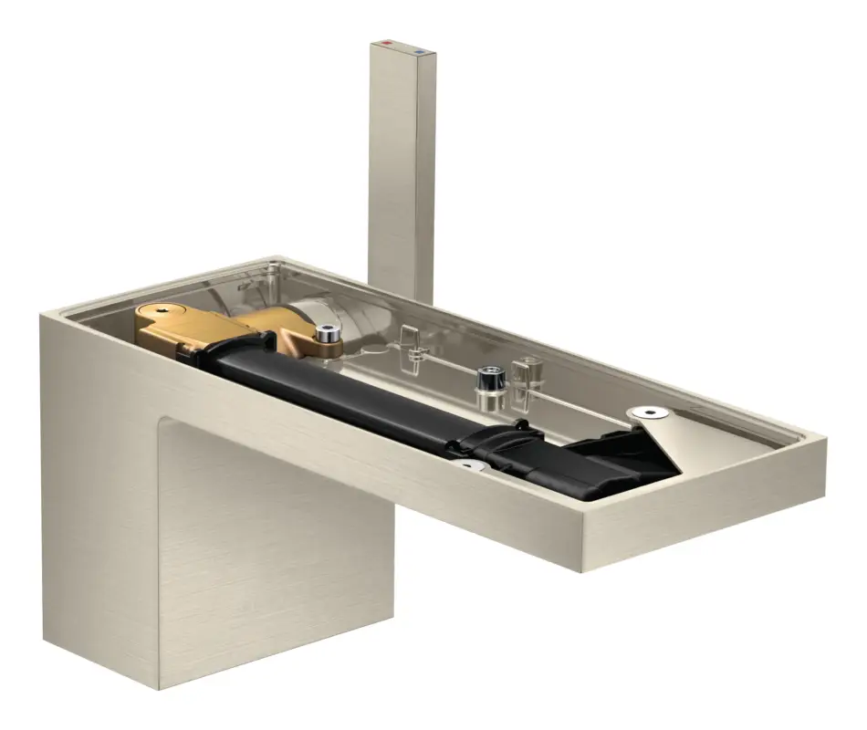 Beliebt Axor MyEdition Einhebel-Waschtischmischer 70 ohne Platte mit Push-Open Ablaufgarnitur - Brushed Nickel